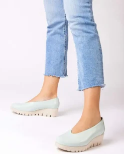 Wonders Zapato Fly Azul^ Cuñas