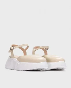 Wonders Zapato Manila Crema^ Plataformas