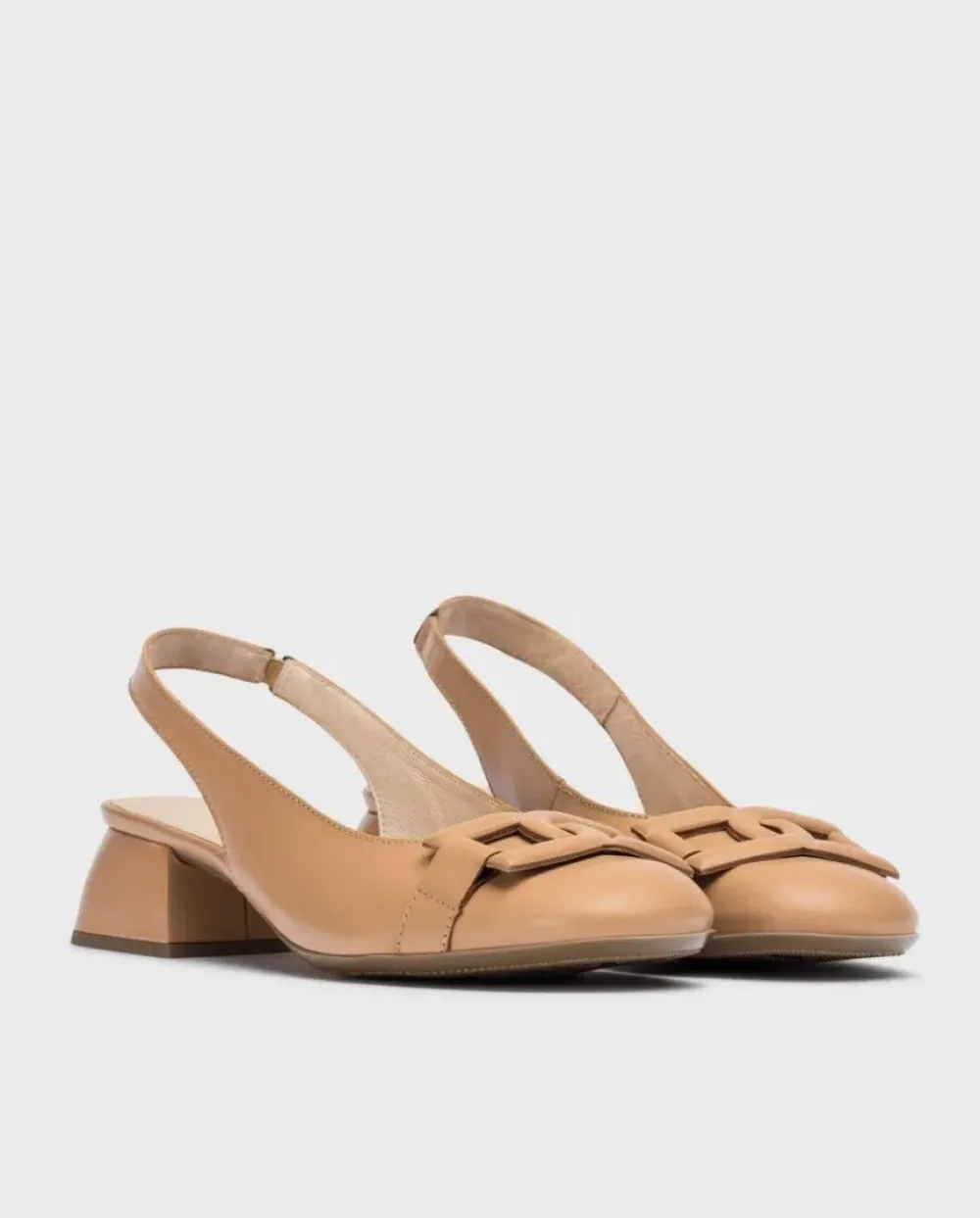 Wonders Zapato Maya Camel^ Tacones