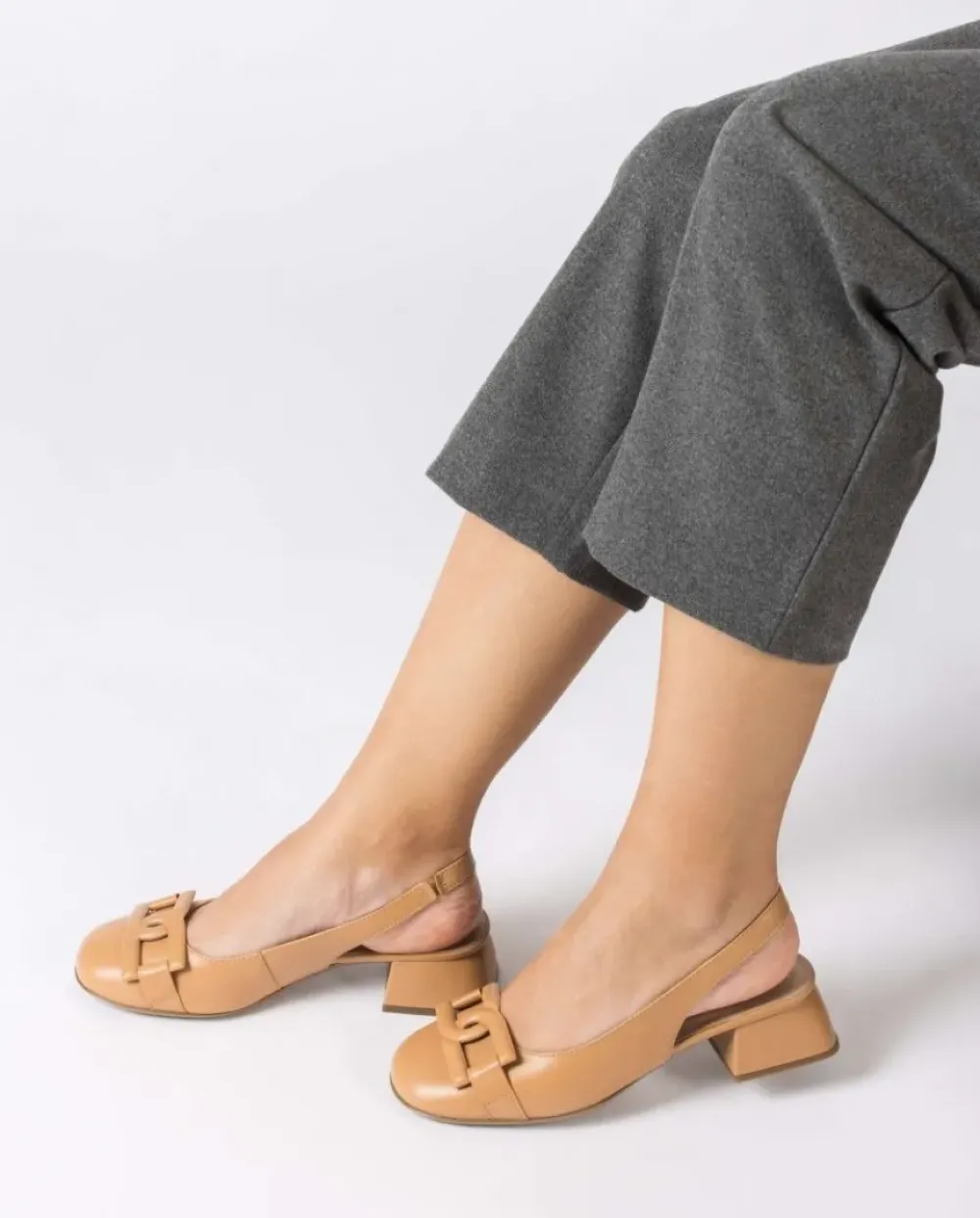 Wonders Zapato Maya Camel^ Tacones