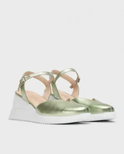 Wonders Zapato Miami Metalizado.^ Cuñas