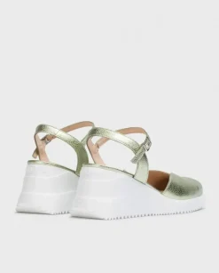 Wonders Zapato Miami Metalizado.^ Cuñas