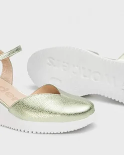 Wonders Zapato Miami Metalizado.^ Cuñas