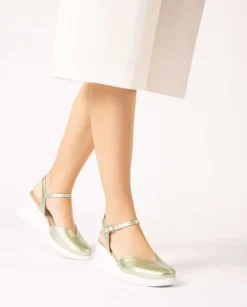 Wonders Zapato Miami Metalizado.^ Cuñas