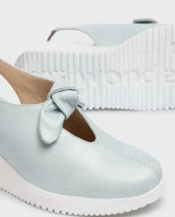 Wonders Zapato Orleans Azul^ Cuñas
