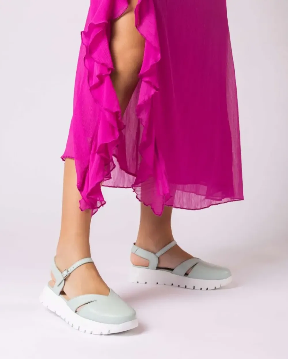 Wonders Zapato Plano Vancouver Blue^ Planos