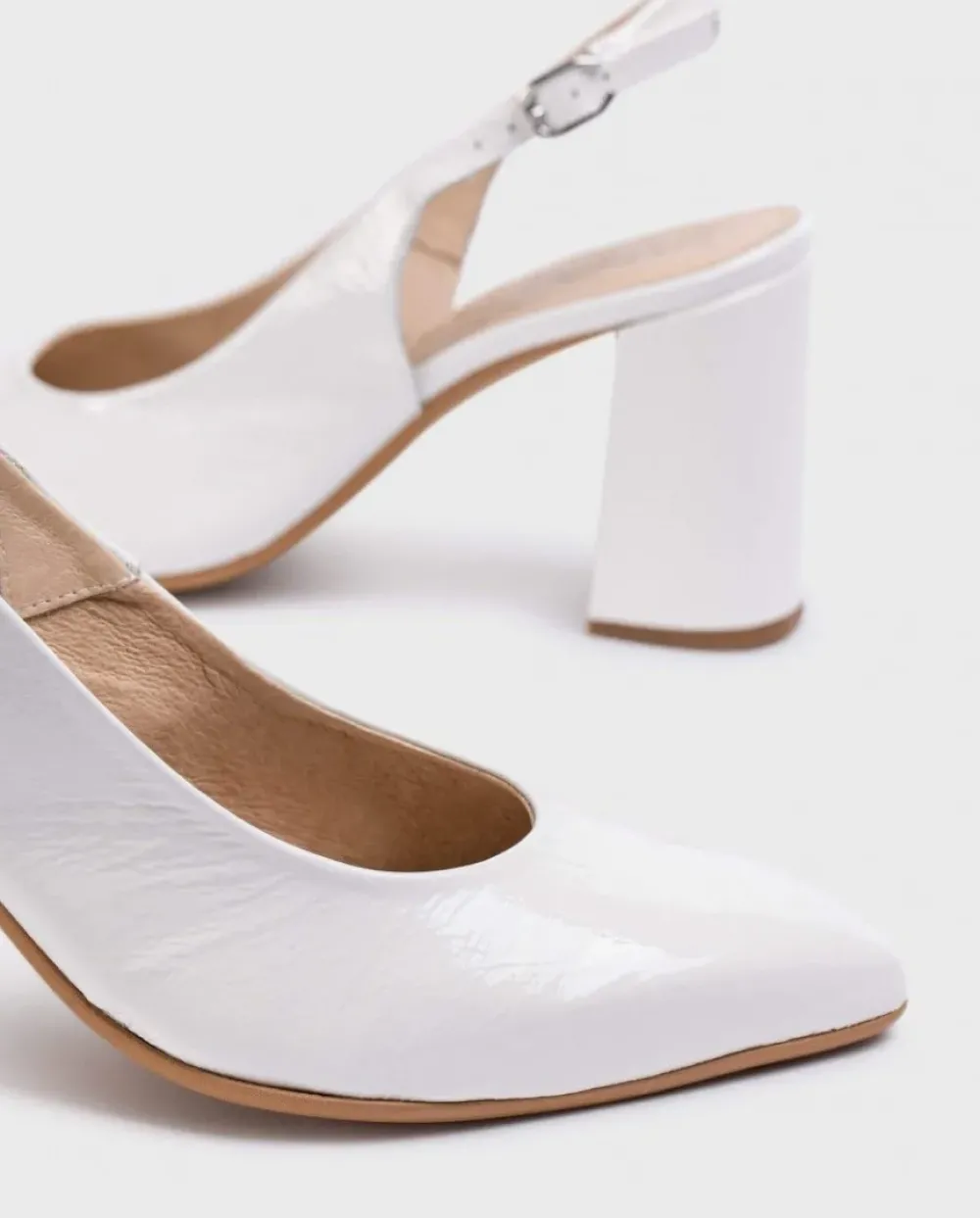 Wonders Zapatos De Tacon Vilma Blanco^ Tacones