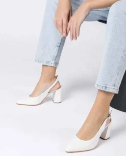 Wonders Zapatos De Tacon Vilma Blanco^ Tacones