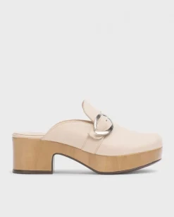 Wonders Zueco Slow Beige^ Plataformas